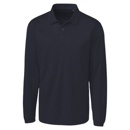 Clique Ice Pique Mens Long Sleeve Tech Polo Thumbnail