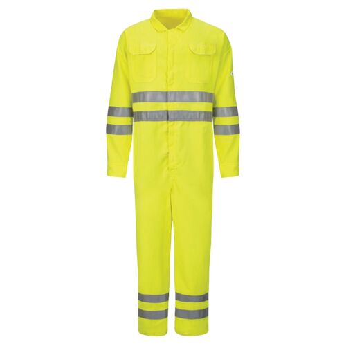 Men's Hi-Vis Deluxe Coverall with Reflective Trim - CoolTouch® 2 - 7 oz. Thumbnail