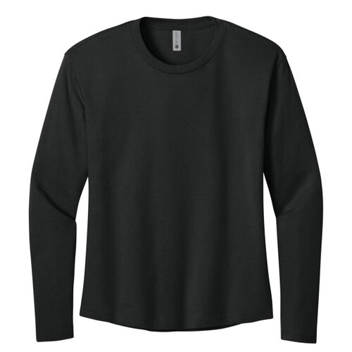 Women's Cotton Relaxed Long Sleeve Tee Thumbnail