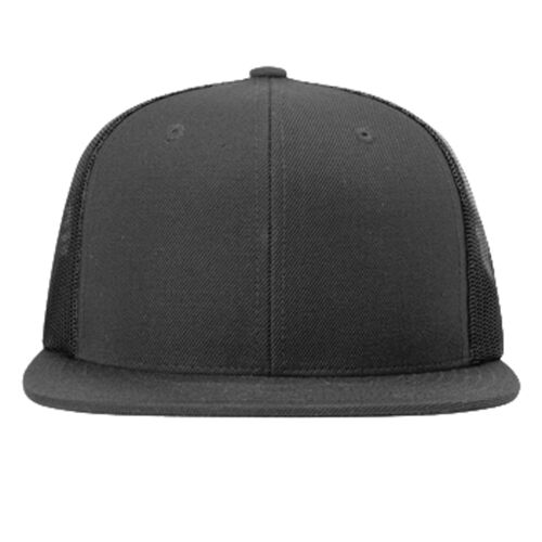 Acrylic Wool Blend Flatbill Trucker Thumbnail