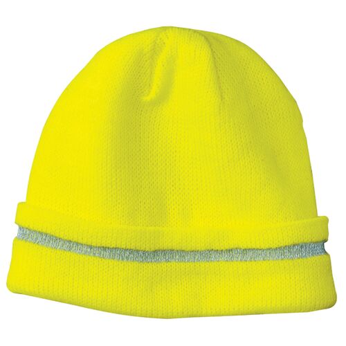 Enhanced Visibility Beanie with Reflective Stripe Thumbnail