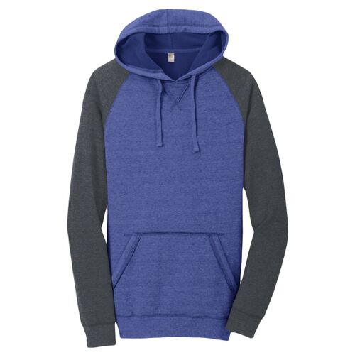 Young Mens Lightweight Fleece Raglan Hoodie Thumbnail