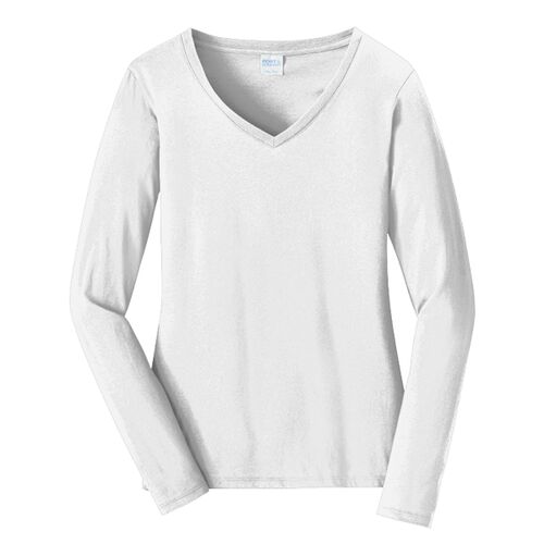 Women's Long Sleeve Fan Favorite V Neck Tee Thumbnail
