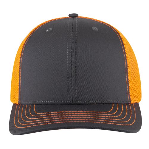 OTTO Cap 6 Panel Mid Profile Mesh Back Trucker Hat Thumbnail