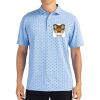 Cutter & Buck Virtue Eco Pique Tile Print Recycled Mens Polo Thumbnail