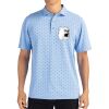 Cutter & Buck Virtue Eco Pique Tile Print Recycled Mens Polo Thumbnail