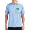 Cutter & Buck Virtue Eco Pique Tile Print Recycled Mens Polo Thumbnail